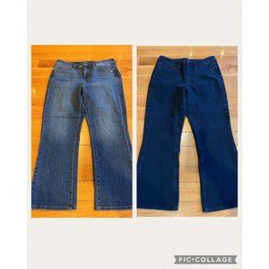Curves 360 by NYDI Blue Jeans Size 10 Lot of 2